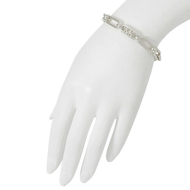 マイケルコース MICHAEL KORS MKJ828500040 エンパイア ロゴ チェーンリンク ブレスレット MKロゴ シルバー レディース アクセ ABMK00267L