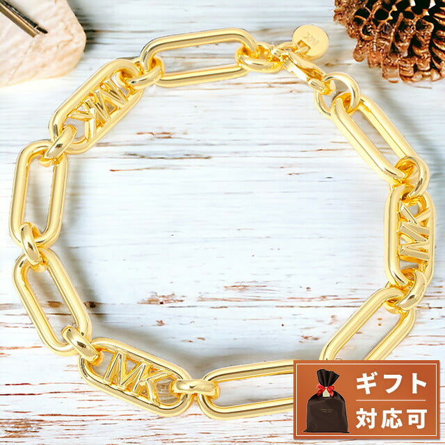 マイケルコース MICHAEL KORS MKJ828500710 エンパイア ロゴ チェーンリンク ブレスレット MKロゴ ゴールド レディース アクセ ABMK00268L