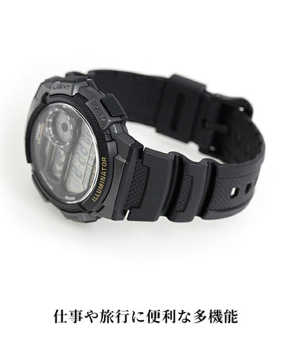 カシオ チープカシオ CASIO スタンダード クォーツ 電池式 AE-1000W メンズ チプカシ 腕時計 ブランド カシオ casio デジタル ブラック 黒 選べるモデル おしゃれ 防水 小さい 軽い かわいい プレゼント 実用的