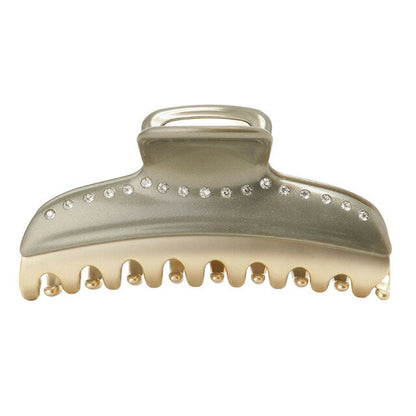 アレクサンドル ドゥ パリ ALEXANDRE DE PARIS ICCL 12832 03 G5 ヴァンドーム Lクリップ クリスタル ヘアクリップ グレー AHAL00048L