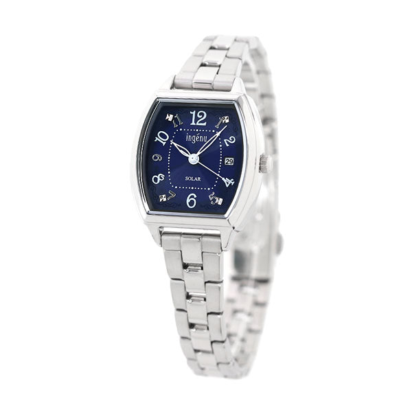 精工妇女观看Tonneau Solar AHJD415 Seiko Alba Angenne海军纪念品礼物AHJD415