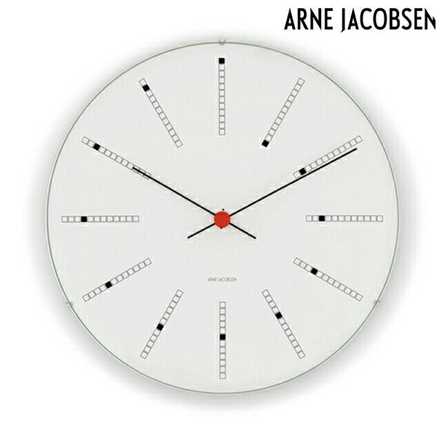 アルネ ヤコブセン 21cm クォーツ 電池式 掛時計 ブランド メンズ レディース ARNE JACOBSEN AJ43630 アナログ ホワイト 白 AJ43630