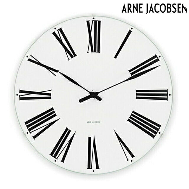 アルネ ヤコブセン 21cm クォーツ 電池式 掛時計 ブランド メンズ レディース ARNE JACOBSEN AJ43632 アナログ ホワイト 白 AJ43632