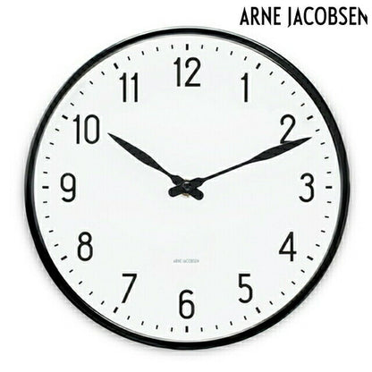 アルネ ヤコブセン 21cm クォーツ 電池式 掛時計 ブランド メンズ レディース ARNE JACOBSEN AJ43633 アナログ ホワイト 白 AJ43633