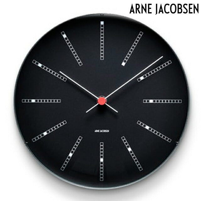 アルネ ヤコブセン 21cm クォーツ 電池式 掛時計 ブランド メンズ レディース ARNE JACOBSEN AJ43636 アナログ ブラック 黒 AJ43636