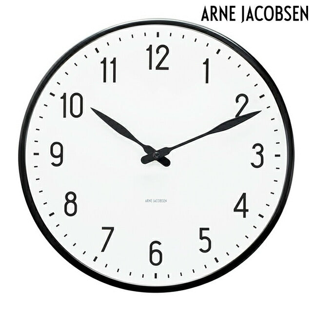 アルネ ヤコブセン 29cm クォーツ 電池式 掛時計 ブランド メンズ レディース ARNE JACOBSEN AJ43643 アナログ ホワイト 白 AJ43643