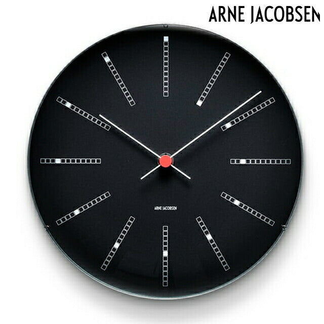 アルネ ヤコブセン 29cm クォーツ 電池式 掛時計 ブランド メンズ レディース ARNE JACOBSEN AJ43646 アナログ ブラック 黒 AJ43646