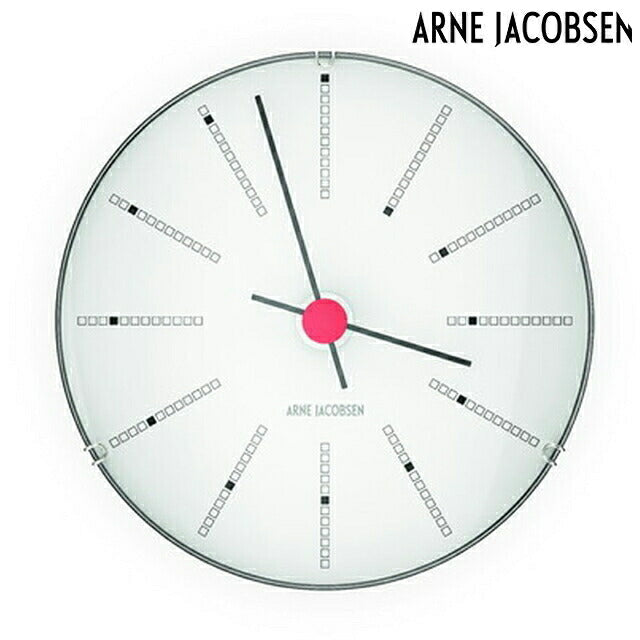 アルネ ヤコブセン 12cm クォーツ 電池式 掛時計 ブランド メンズ レディース ARNE JACOBSEN AJ43688 アナログ ホワイト 白 AJ43688