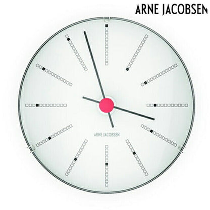 アルネ ヤコブセン 12cm クォーツ 電池式 掛時計 ブランド メンズ レディース ARNE JACOBSEN AJ43688 アナログ ホワイト 白 AJ43688