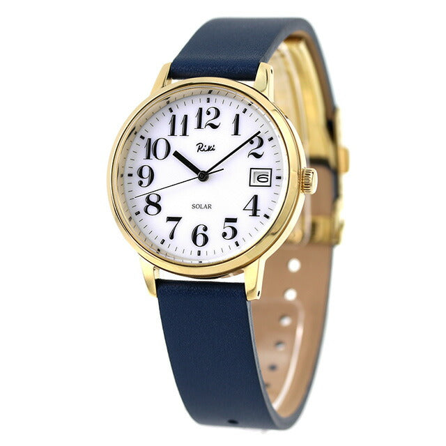 Seiko Alba Riki标准太阳能观看品牌男士女性皮带Seiko AKPD401模拟白海军白色AKPD401