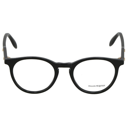 アレキサンダー・マックイーン 眼鏡 メンズ レディース ブランド Alexander McQueen AM0190O 001 INT OPT UNI ブラック AM0190O-001-INT-OPT-UNI