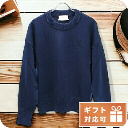 アミパリス ニット メンズ ブランド ポルトガル UKS008.016 BLEU NAUT-BLEU NAUT ブルー系 ファッション 選べるモデル AMIUKS008016A