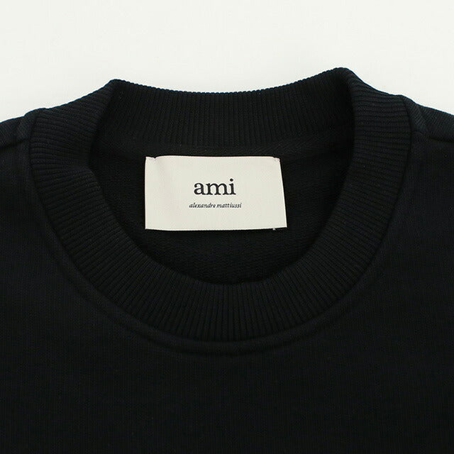 アミパリス スウェット ユニセックス ブランド AMI PARIS BFUSW035.730 ブラック ウェア 選べるモデル AMIUSW035730A