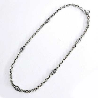 グッチ GUCCI 616941 J8400 0811 インターロッキング G ネックレス ペンダント シルバー メンズ レディース ユニセックス アクセサリー ANGU00571M