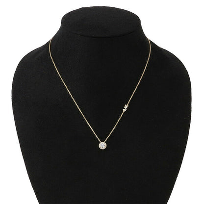 マイケルコース MICHAEL KORS MKC1208AN710 MKロゴ パヴェ スタッド ペンダント ネックレス ゴールド レディース アクセサリー ANMK00211L