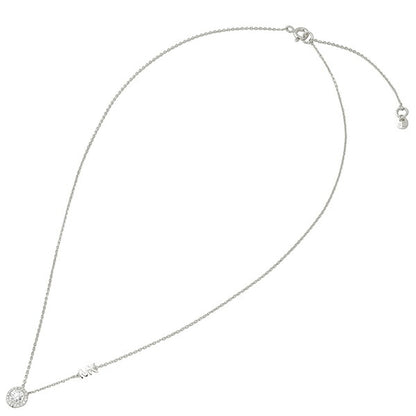 マイケルコース MICHAEL KORS MKC1208AN040 MKロゴ パヴェ スタッド ペンダント ネックレス シルバー レディース ANMK00223L