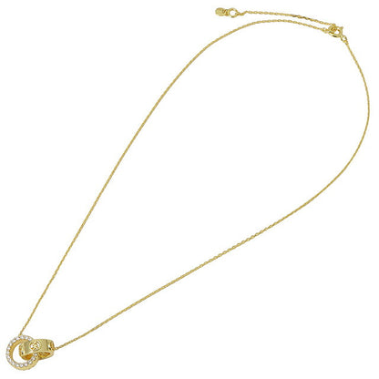 マイケルコース MICHAEL KORS MKC1554AN710 フルトン インターロッキング パヴェ サークル ネックレス ペンダント MKロゴ ANMK00255L
