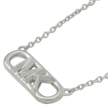 マイケルコース MICHAEL KORS MKC164200040 エンパイア ロゴ チェーンリンク ネックレス ペンダント MKロゴ シルバー レディース ANMK00261L
