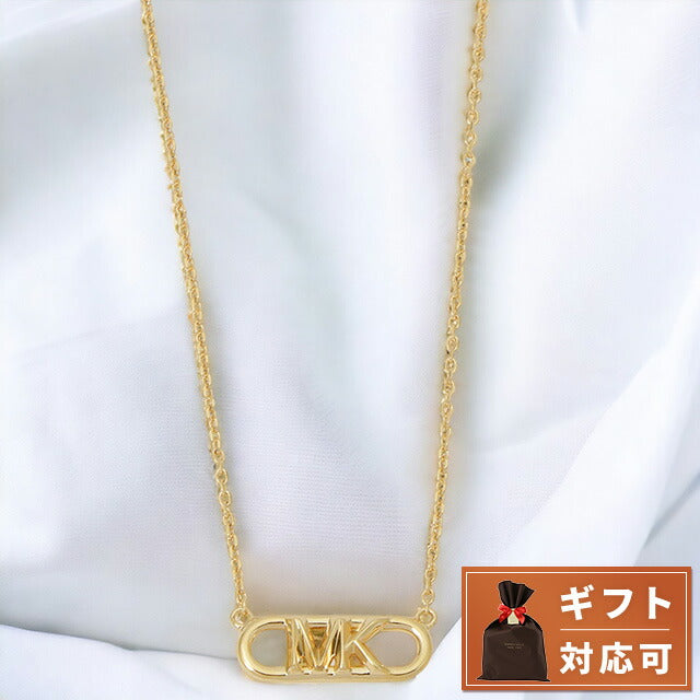 マイケルコース MICHAEL KORS MKC164200710 エンパイア ロゴ チェーンリンク ネックレス ペンダント MKロゴ ゴールド レディース ANMK00262L