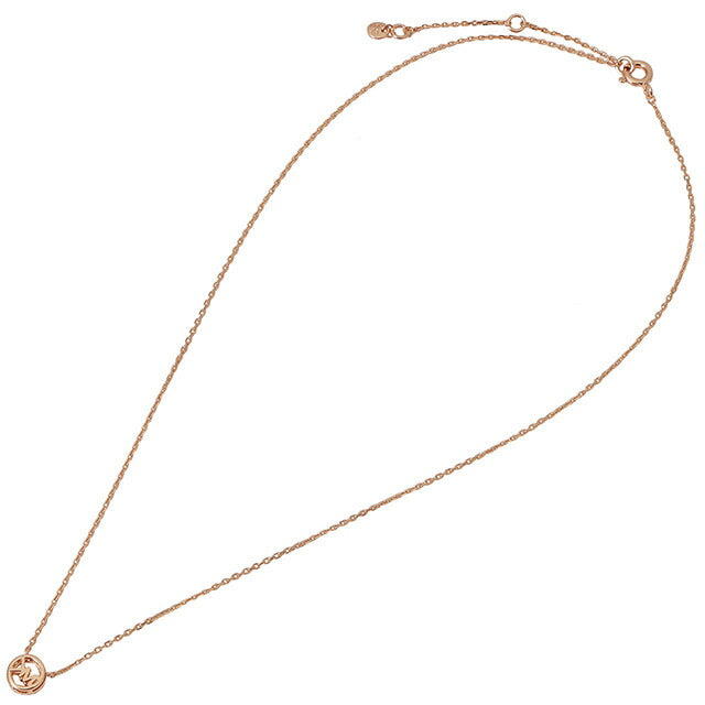 マイケルコース MICHAEL KORS MKC1726CZ791 パヴェ ロゴ チャーム ネックレス ペンダント MKロゴ ローズゴールド レディース ANMK00266L