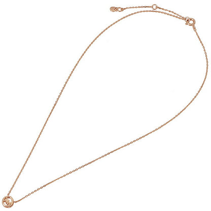 マイケルコース MICHAEL KORS MKC1726CZ791 パヴェ ロゴ チャーム ネックレス ペンダント MKロゴ ローズゴールド レディース ANMK00266L