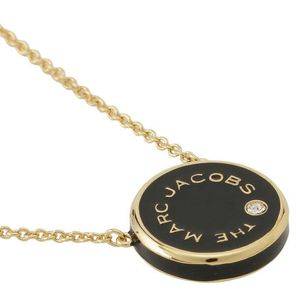 マークジェイコブス MARC JACOBS M0017166-108 ザ メダリオン リバーシブル ネックレス ペンダント ブラック/クリーム レディース アクセサリー ANMS00180L
