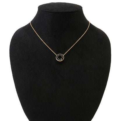 マークジェイコブス MARC JACOBS M0017166-108 ザ メダリオン リバーシブル ネックレス ペンダント ブラック/クリーム レディース アクセサリー ANMS00180L