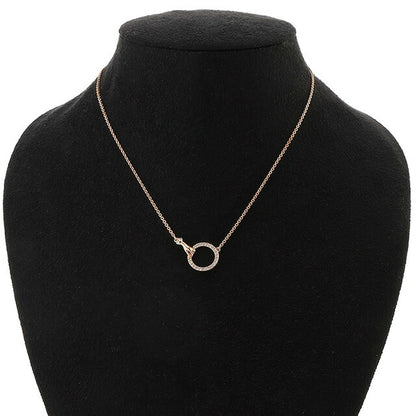 スワロフスキー SWAROVSKI 5489573 シンボリック クリスタルパヴェ ネックレス ペンダント ローズゴールド レディース アクセサリー ANSW00599L