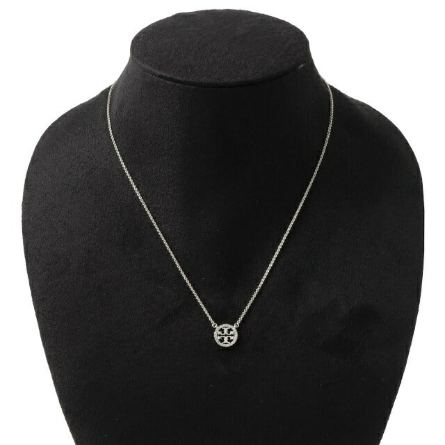 トリーバーチ Tory Burch 53420 042 ミラー パヴェ ペンダント ネックレス ダブルT ロゴ シルバー レディース アクセサリー ANTB00092L