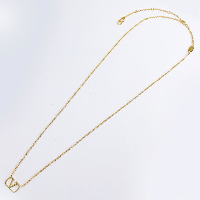 ヴァレンティノ VALENTINO 5W2J0Q37 MET CS4 Vロゴ シグネチャー メタル ネックレス ゴールド レディース アクセサリー VLOGO SIGNATURE NECKLACE ANVA00027L