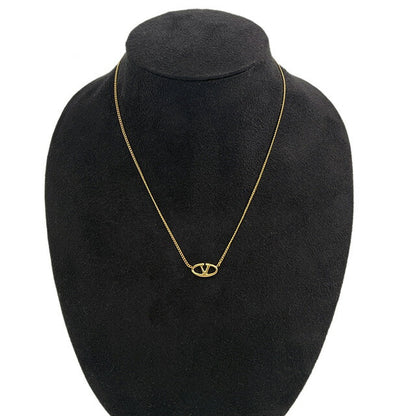 ヴァレンティノ VALENTINO 5W2J0W19 MET CS4 Vロゴ ボールドエディション メタル ネックレス ゴールド レディース アクセ VLOGO THE BOLD EDITION NECKLACE ANVA00030L