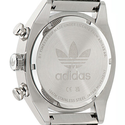 アディダス EDITION TWO CHRONO クオーツ 腕時計 ブランド メンズ クロノグラフ adidas AOFH22501 アナログ ブラック 黒 AOFH22501