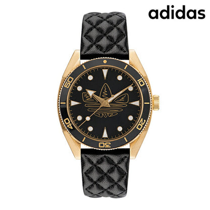 アディダス Edition Two Icon クォーツ 電池式 腕時計 ブランド メンズ レディース adidas AOFH23001 アナログ ブラック 黒 AOFH23001