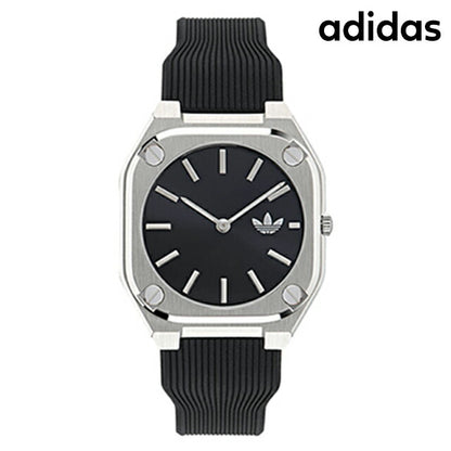 アディダス CITY TECH THIN クオーツ 腕時計 ブランド メンズ adidas AOFH24002 アナログ ブラック 黒 AOFH24002