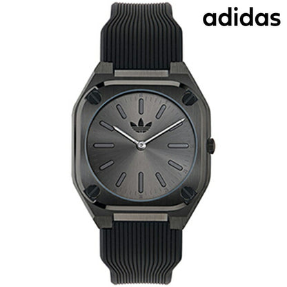 アディダス CITY TECH THIN クォーツ 電池式 腕時計 ブランド メンズ レディース adidas AOFH24503 アナログ ブラック 黒 AOFH24503