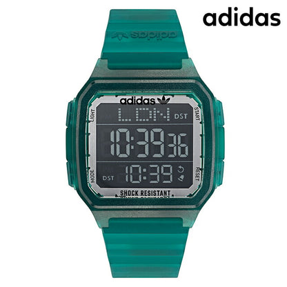 アディダス DIGITAL ONE GMT クオーツ 腕時計 ブランド メンズ レディース adidas AOST22048 デジタル グリーン AOST22048