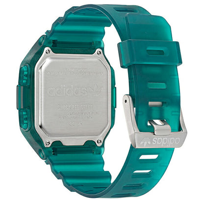アディダス DIGITAL ONE GMT クオーツ 腕時計 ブランド メンズ レディース adidas AOST22048 デジタル グリーン AOST22048