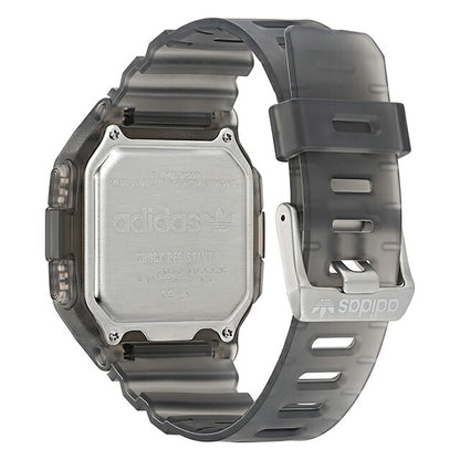 アディダス DIGITAL ONE GMT クォーツ 電池式 腕時計 ブランド メンズ レディース adidas AOST22050 デジタル ブラック 黒 AOST22050