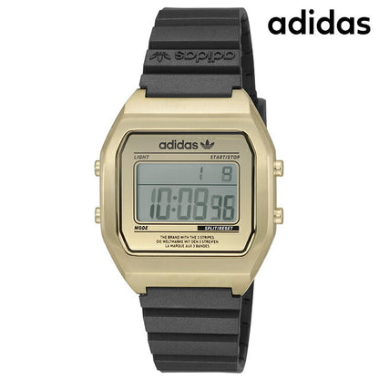 アディダス DIGITAL TWO クオーツ 腕時計 ブランド メンズ レディース adidas AOST22075 デジタル ブラック 黒 AOST22075