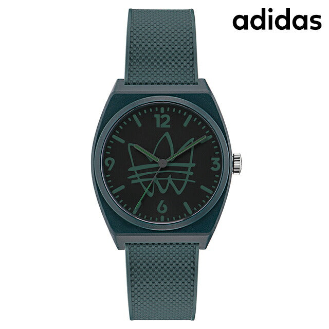 アディダス PROJECT TWO クオーツ 腕時計 ブランド メンズ レディース adidas AOST22566 アナログ ブラック ブルーグレー 黒 AOST22566