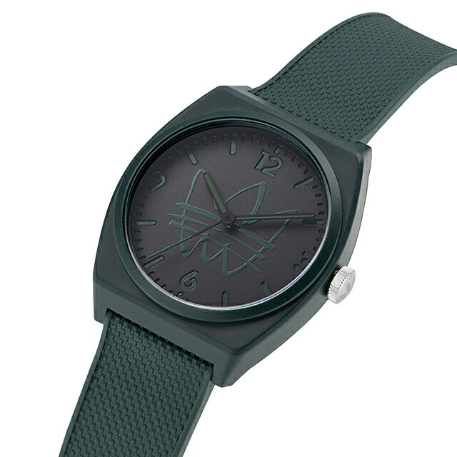 アディダス PROJECT TWO クオーツ 腕時計 ブランド メンズ レディース adidas AOST22566 アナログ ブラック ブルーグレー 黒 AOST22566