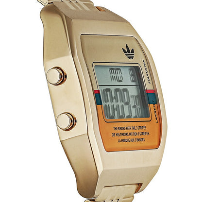 アディダス DIGITAL TWO クオーツ 腕時計 ブランド メンズ レディース adidas AOST23555 デジタル ゴールド AOST23555