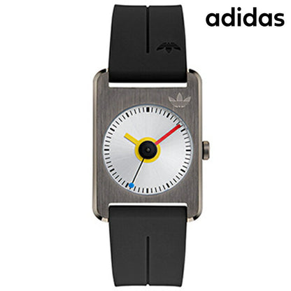 アディダス RETRO POP ONE クオーツ 腕時計 ブランド メンズ レディース adidas AOST24082 アナログ シルバー ブラック 黒 AOST24082