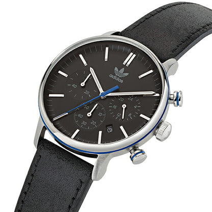 アディダス CODE ONE CHRONO クオーツ 腕時計 ブランド メンズ クロノグラフ adidas AOSY22013 アナログ ブラック 黒 AOSY22013