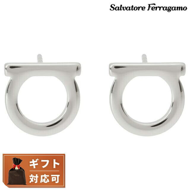 サルバトーレフェラガモ Salvatore Ferragamo 696430 760119 002 ガンチーニ スタッド ピアス シルバー レディース アクセサリー GANCINI EARRING APFR00046L