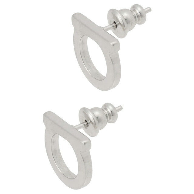 サルバトーレフェラガモ Salvatore Ferragamo 696430 760119 002 ガンチーニ スタッド ピアス シルバー レディース アクセサリー GANCINI EARRING APFR00046L