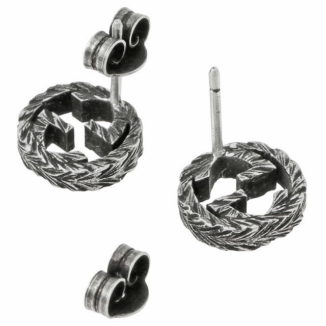 グッチ GUCCI 457109-J8400-0811 インターロッキングG エングレービング スタッド ピアス シルバー レディース アクセサリー メンズ ユニセックス APGU00486L