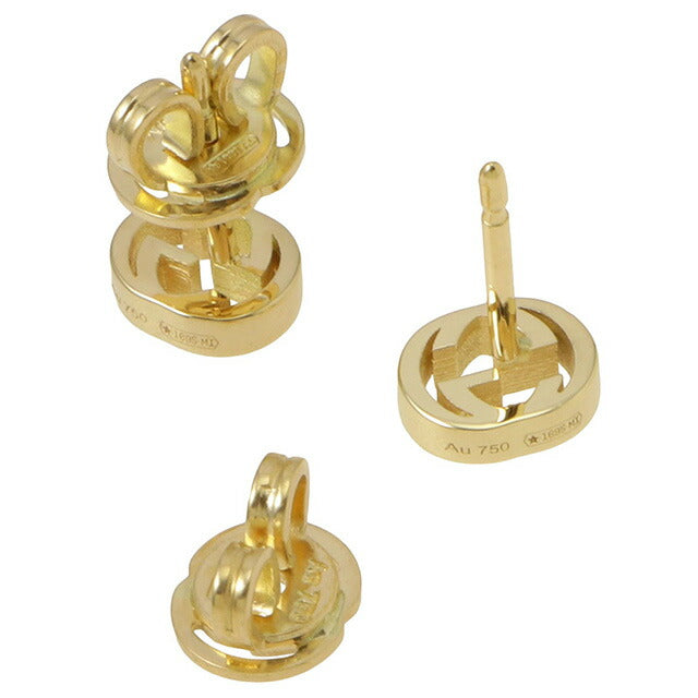 グッチ GUCCI 662111-J8500-8000 インターロッキングG スタッド ピアス 18KYG イエローゴールド レディース アクセサリー メンズ APGU00487L