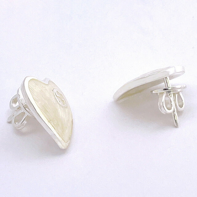グッチ GUCCI 645547 J8410 1184 インターロッキングG ハート ピアス シルバー レディース アクセサリー GUCCI HEART EARRINGS WITH INTERLOCKING G APGU00580L