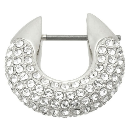 スワロフスキー SWAROVSKI 5618306 デクステラ クリスタル パヴェ フープ ピアス シルバー レディース アクセサリー Dextera APSW00579L